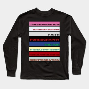 The Cure 80s Albums Long Sleeve T-Shirt